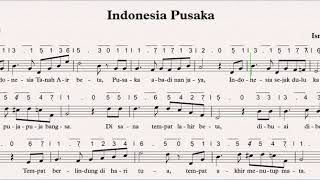 Indonesia Pusaka (Belajar Membaca dan Menulis Not Balok)