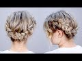 Hairstyle Of The Day: SUPER CUTE Braid Hairstyle Updo | Milabu