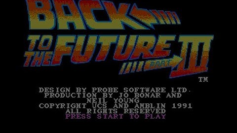 Mega Drive Longplay [227] Back to the Future Part III