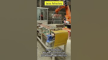 Have you ever seen a machine that automates the production of refractory bricks? #shorts