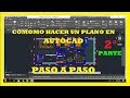 AutoCAD 2018(Parte 2)-Cómo Dibujar un plano (Diseño de muros con TRIM y FILLET)