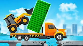 Labo construction truck|labo tank :Epic Labo Construction Truck Challenge | Unstoppable Power! screenshot 2