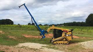K1 Drill Mast 15Ft Skid Steer Drill