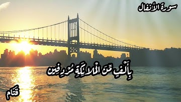 أجمل تلاوة سورة الأنفال- حالات واتس اب، مقاطع قصيرة