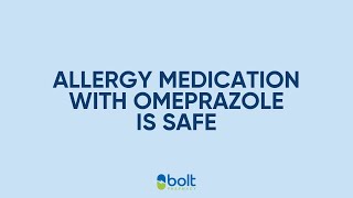 Allergy medication and omeprazole: is it safe to take together?