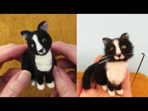 4-Needle Felting Tutorial For Beginners  Needle Felting Cute No Face –  Feltify