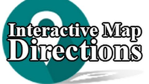 Interactive Map - Finding Directions