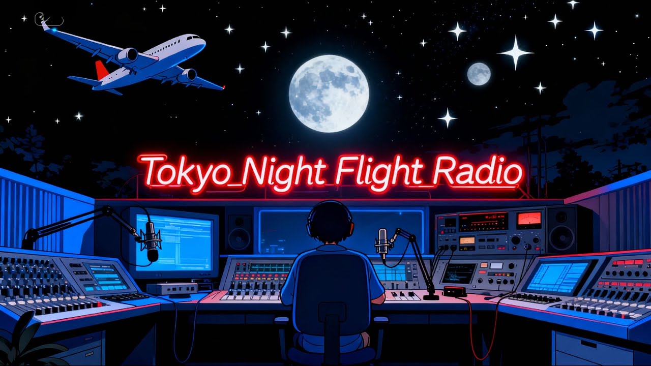 # 200 Tokyo Night Flight Radio | Lo-fi World Fusion Grooves | Cross-Cultural Soundscape