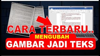 Cara Mengubah Gambar Menjadi Hasil Ketikan Word | Foto Buku Jadi Teks Word screenshot 1