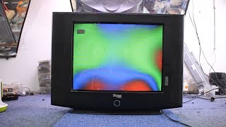 إصلاح مشكل تبعثر الألوان في تلفاز عادي CRT مع شرح دور و عمل المقاومة الحرارية PTC