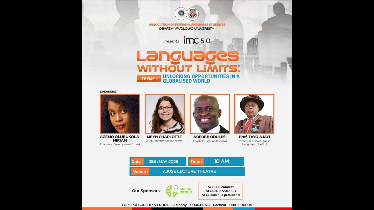 Ife Multilingual Conference 5.0 - YouTube