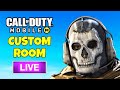 CALL OF DUTY MOBILE CUSTOM ROOM GIVEAWAY LIVE STREAM | COD MOBILE PRIVATE BATTLE ROYALE GAMEPLAY