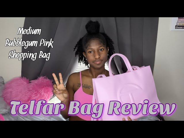 Telfar Medium Navy Shopping Bag REVIEW – How to Style 3 Ways