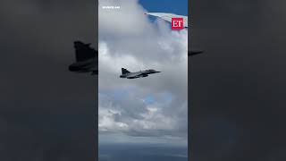 Sweden welcomes PM Modi: Swedish Gripen fighter jets escort PM Modi's aircraft into Gothenburg