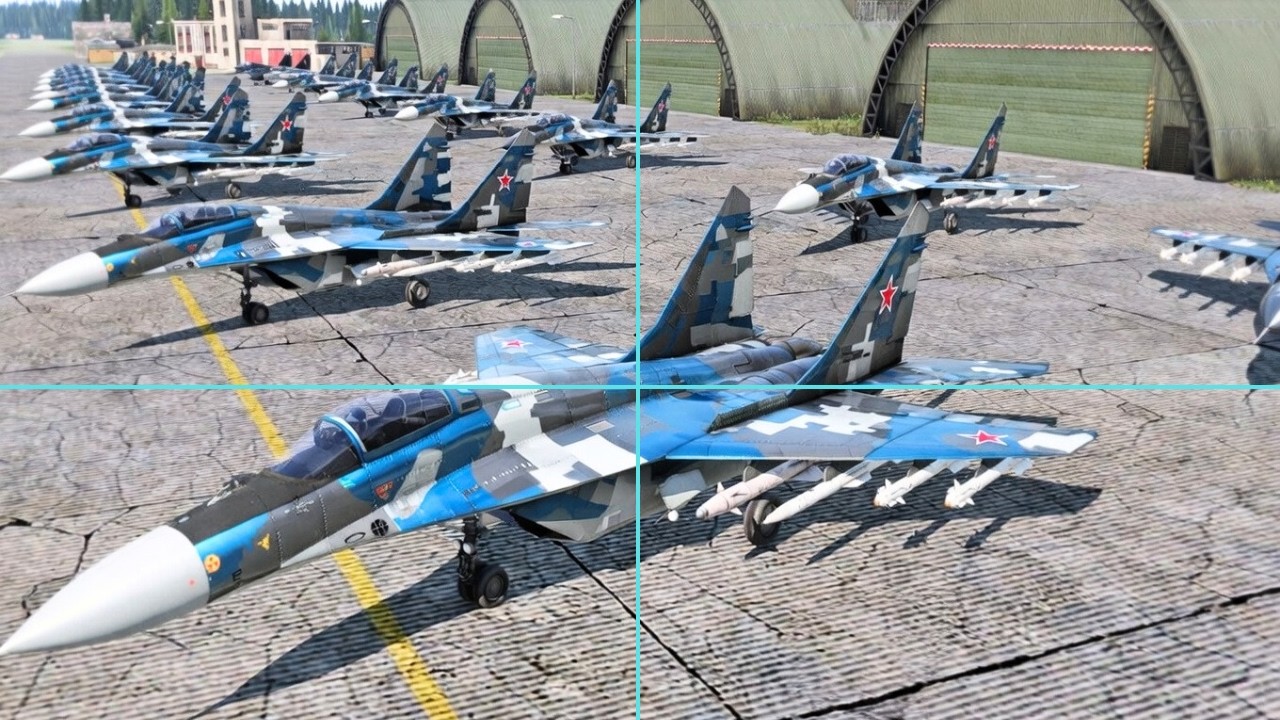 Russian Airfield for Latest Generation Fighter Jets Devastated by Missile