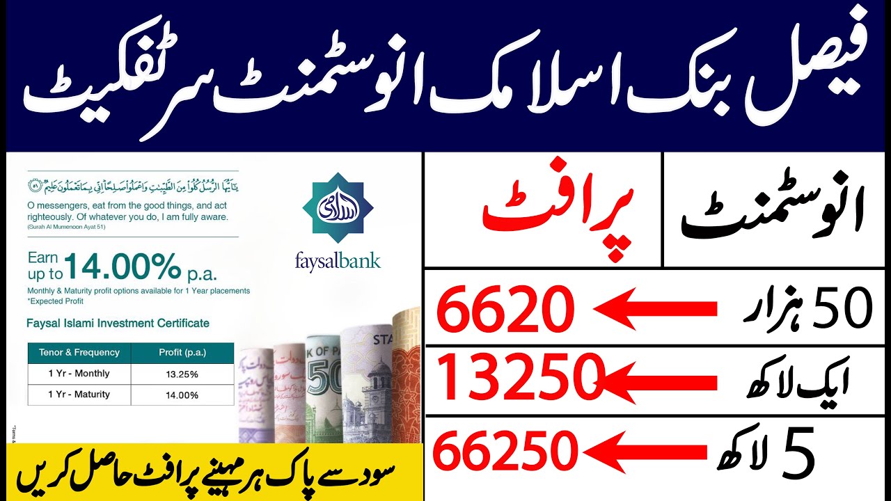 Faysal Bank Islamic Investment Certificates Details in Urdu YouTube