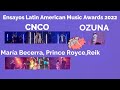 CNCO , María Becerra , Prince Royce , Reik y Ozuna ensayo LATIN AMERICAN MUSIC AWARDS 2022