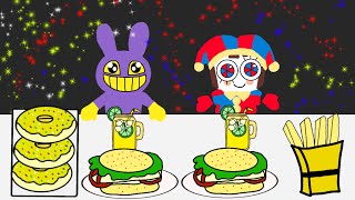 THE AMAZING DIGITAL CIRCUS FUNNY MUKBANG ANIMATION