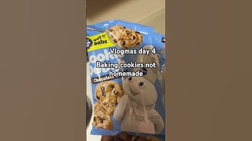 Baking Cookies for My Daughter (Not Homemade!) | Vlogmas Day 4 #vlogmas #smallyoutuber #viralshort