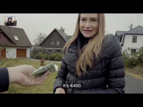 Public Agents Give Money To Beautiful Women From Russia #youtubeshorts