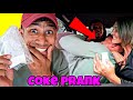 "COKE" PRANK on MOM (Almost got choked out!!)