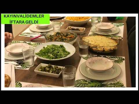 KAYINVALİDEMLER İFTARA GELDİ | KALABALIK İFTAR SOFRAM | YUNAN MUSAKKA | BAHADIRDAN GÜLLAÇ