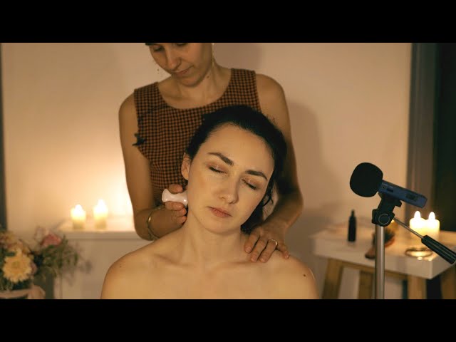 My first ASMR video (soft massage with my french friend) 💗