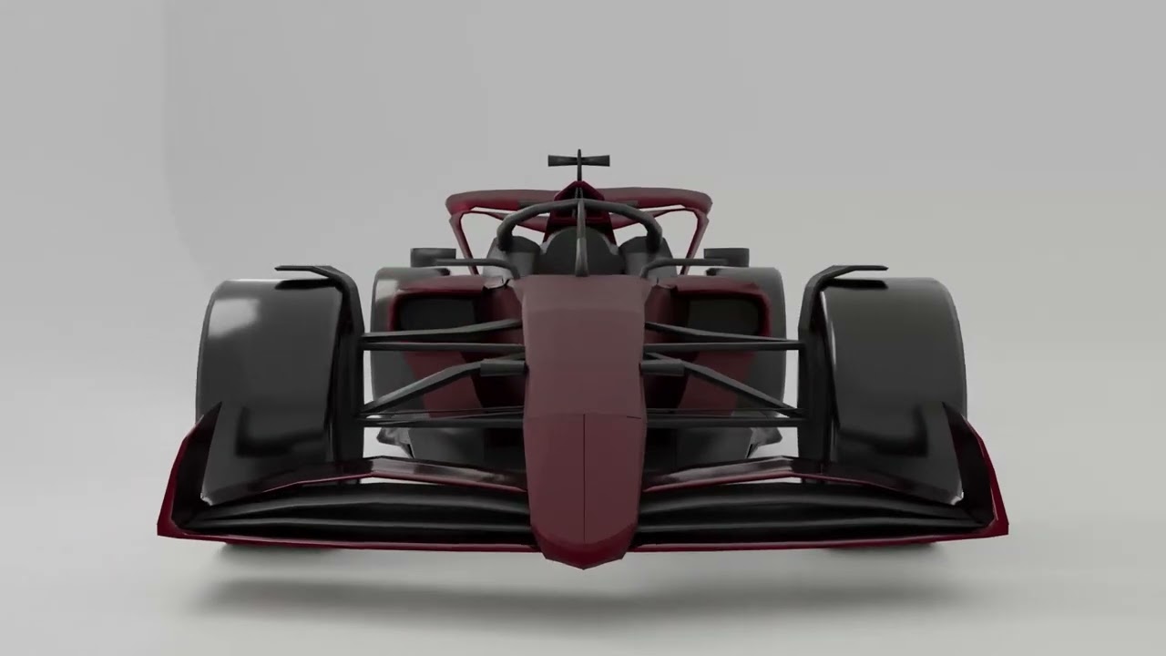 F1 2024 Car animation made with Blender