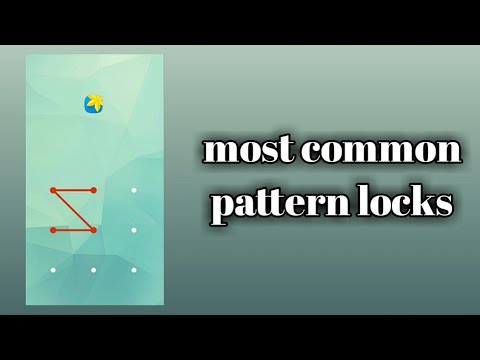 Most Common Pattern Locks60%smart Phone Users Use These Pattern Unique Most Common Pattern Locks Most Common Pattern Locks60%smart Phone Users Use These Pattern Unique Most Common Pattern Locks