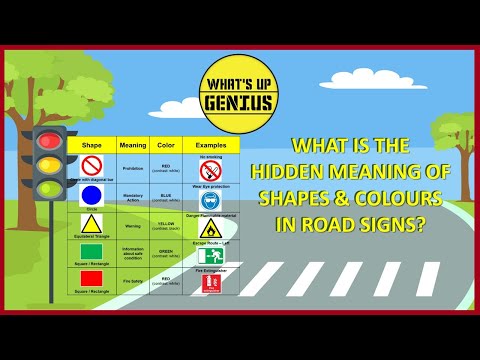 वीडियो: विभिन्न सड़क चिन्ह आकृतियों का क्या अर्थ है?
