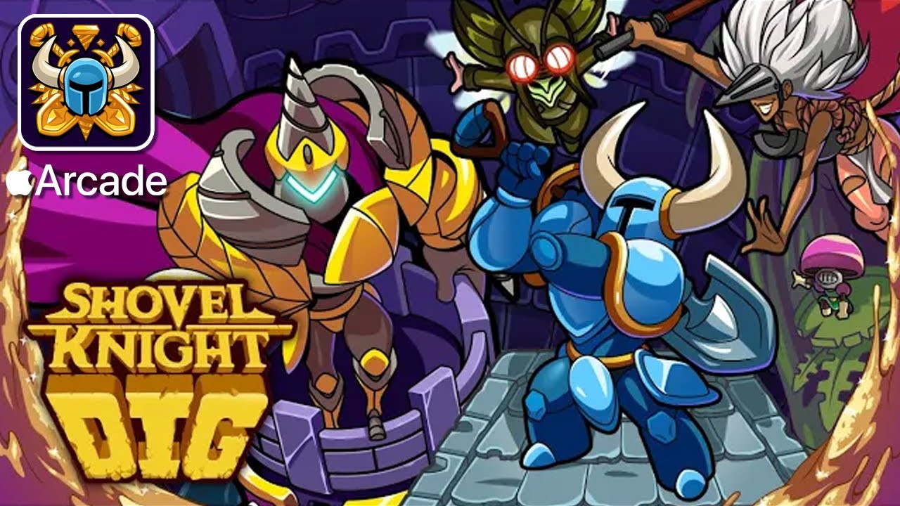 Shovel Knight Dig - iOS (Apple Arcade) Gameplay - YouTube