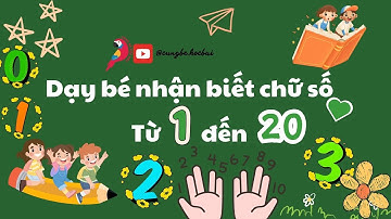 Dạy bé đếm số từ 1 đến 20 - Bé học đếm bằng ngón tay cực dễ | CÙNG BÉ HỌC BÀI