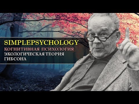 Когнитивная психология восприятия #23. Экологическая теория Гибсона.