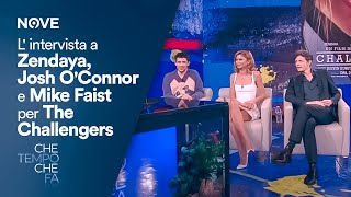 Che tempo che fa | L' intervista a Zendaya, Josh O'Connor e Mike Faist  per The Challengers