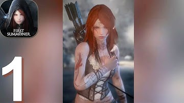 First Summoner - Gameplay Walkthrough Part 1 Tutorial (Android, iOS)