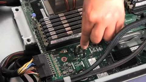 IBM System X 3500 M4 Install Battery