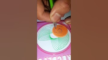 how many rotation did the pen make in total ? #spirograph #satisfying #shorts