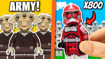 I built EVERY STAR WARS Army in LEGO!