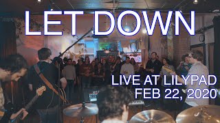 Burne Holiday - Let Down (Live at Lilypad Feb 22 2020)