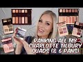 Ranking ALL of my Charlotte Tilbury Quads & 6-Pan Palettes