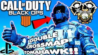 My First PS4 DOUBLE CROSS MAP TOMAHAWK / COMBAT AXE ON COD BO4