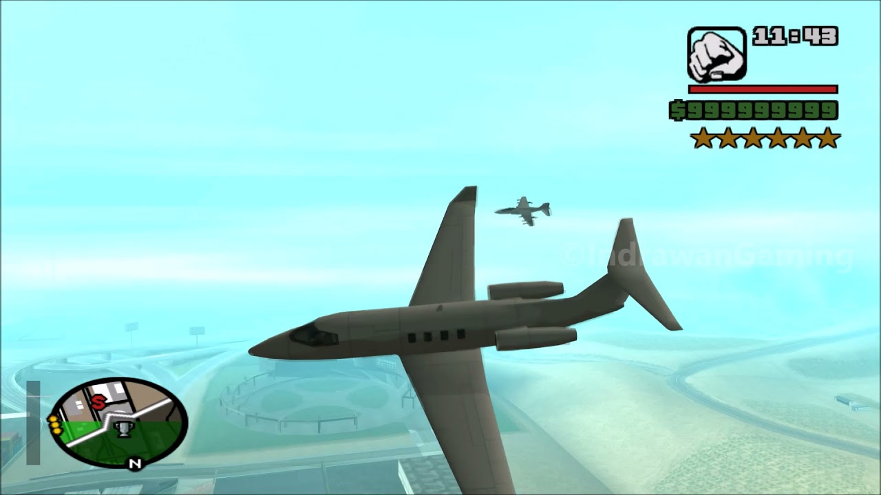 GTA San Andreas - Wasted And BOOM #261 (Executive Plane Crash)