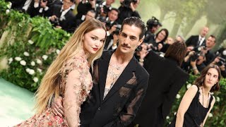 Dove Cameron & Damiano David Cozy Up on the 2024 Met Gala Red Carpet | Sunrise 7467