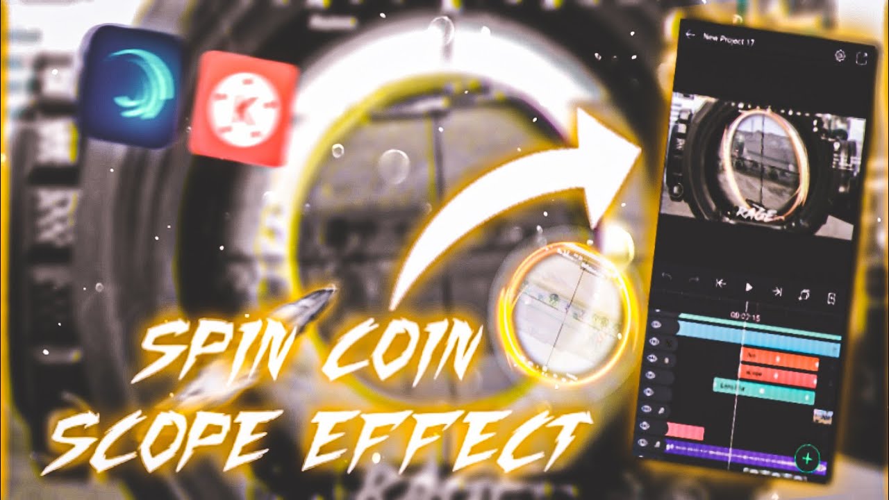 SPIN COIN SCOPE EFFECT TUTORIAL | Alight motion XML, Project 🔥🔥🔥 - YouTube