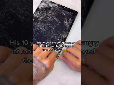 Kid Destroys Ipad After Playing ROBLOX #shorts