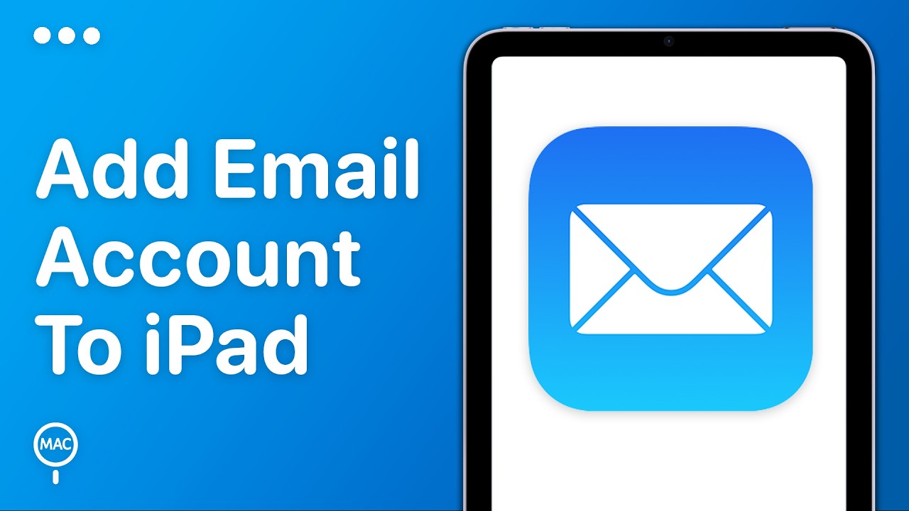 How To Add an Email Account on iPad | Easy Guide - YouTube