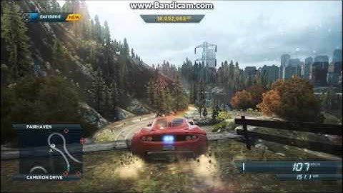 Need For Speed Most Wanted - Epic Jump Fail...
