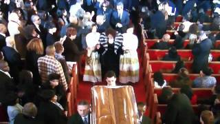 Whitney Houston Funeral,Casket leaving Church