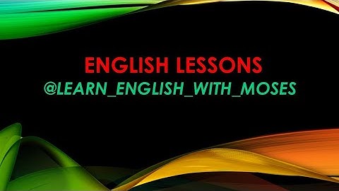 MULTILEVEL LISTENING PART 1 - QUESTION AND RESPONSE _ @Learn_English_with_Moses