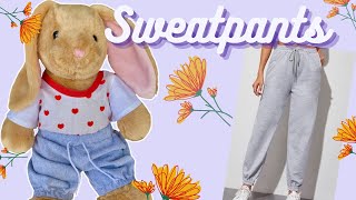 How to Make Sweatpants for a Stuffed Animal!